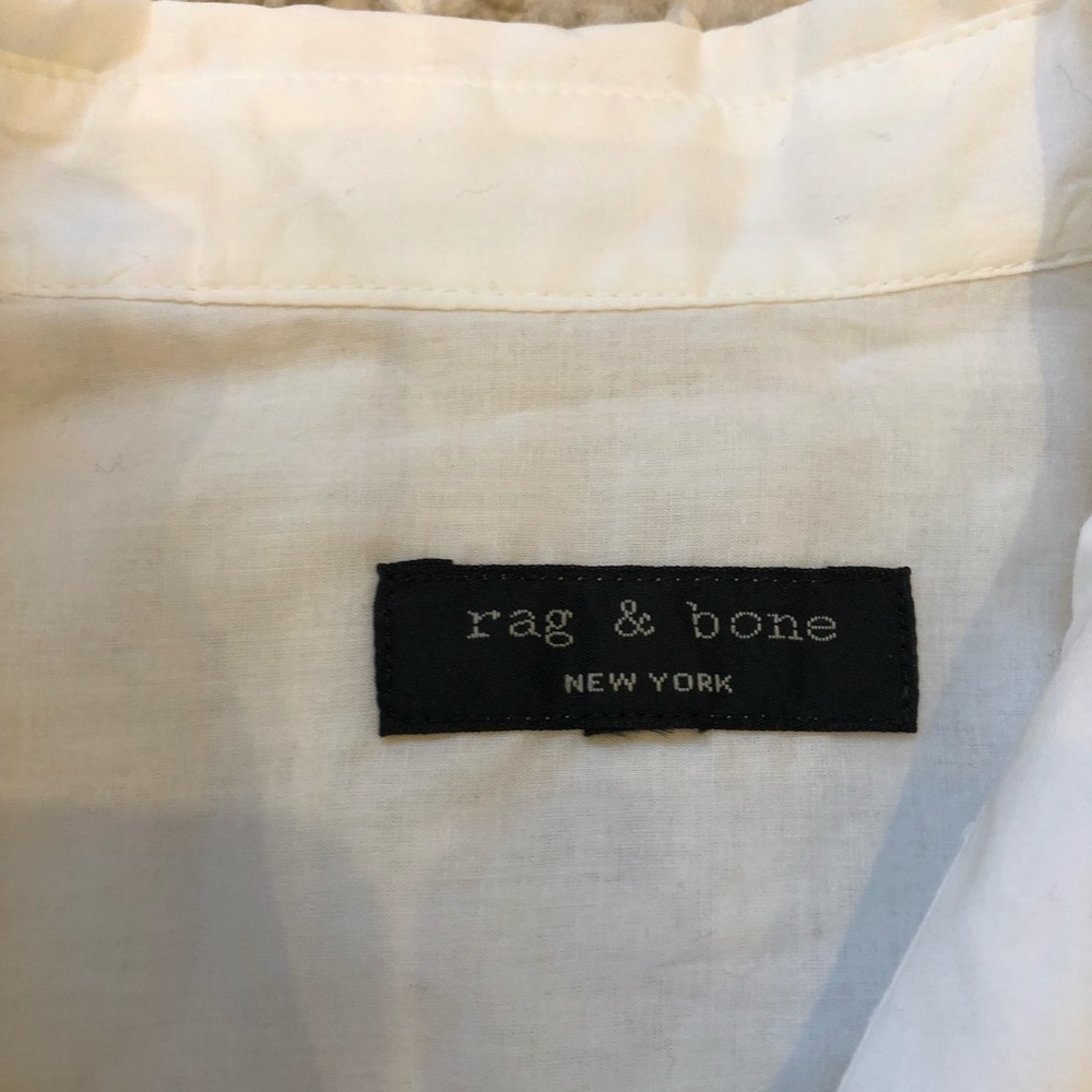 Rag And Bone Button Down White Blouse - image 3